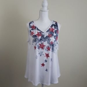 MORGAN TAYLOR WHITE TANK TOP